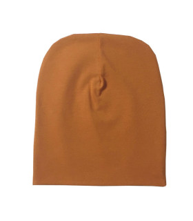 Brændt orange beanie hue til børn