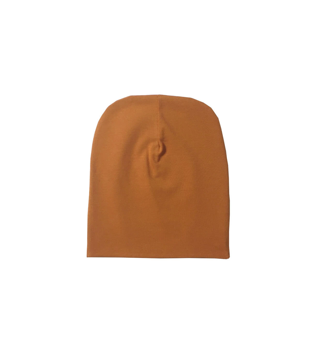 Brændt orange beanie hue til børn