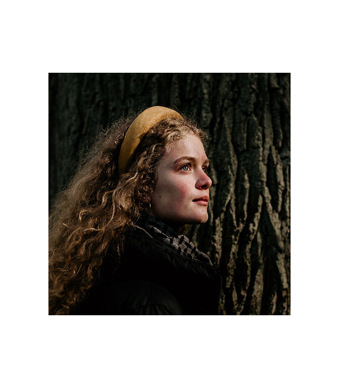 Bow`s By Stær Satin Hårbøjle - Curry