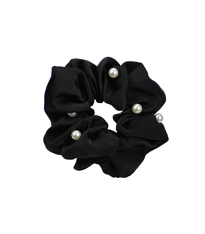 Bow`s By Stær hårelastik m. perler - Sort