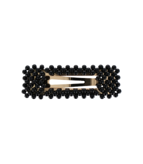 hårspænde-med-perler-sort