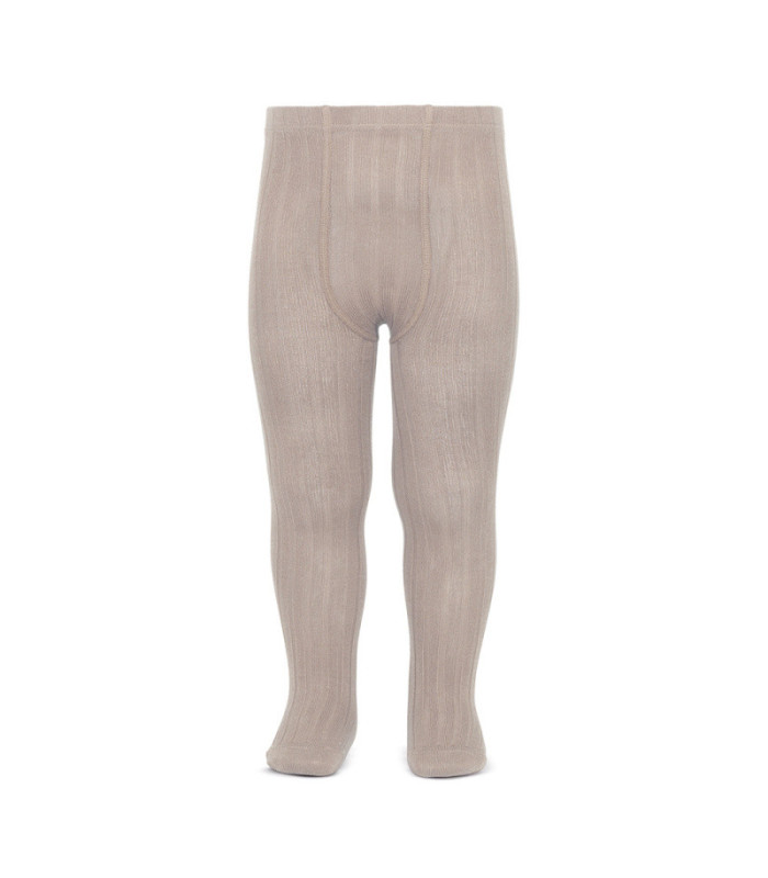 Cóndor strømpebukser rib - Stone