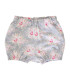 Baby shorts i bomuld med blomsterprint og elastisk talje