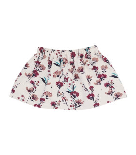 Nederdel - creme m. blomsterprint - Petitflora