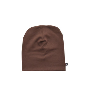 Chokoladebrun beanie hue til børn