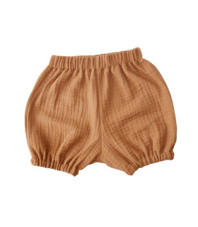 Baby bloomers i varm cognacfarve fra Petitflora