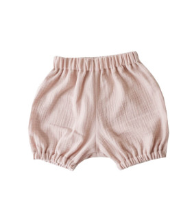 Baby bloomers i støvet rosa muslin fra Petitflora