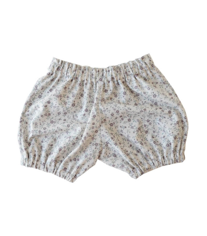 Baby bloomers i sandfarvet bomuld fra Petitflora