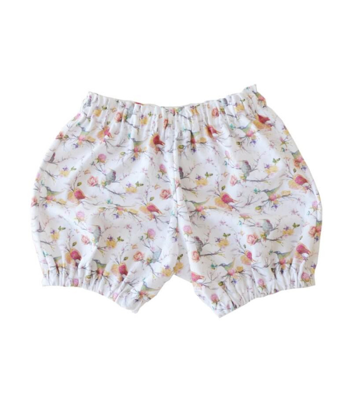 Baby bloomers med fugleprint fra Petitflora