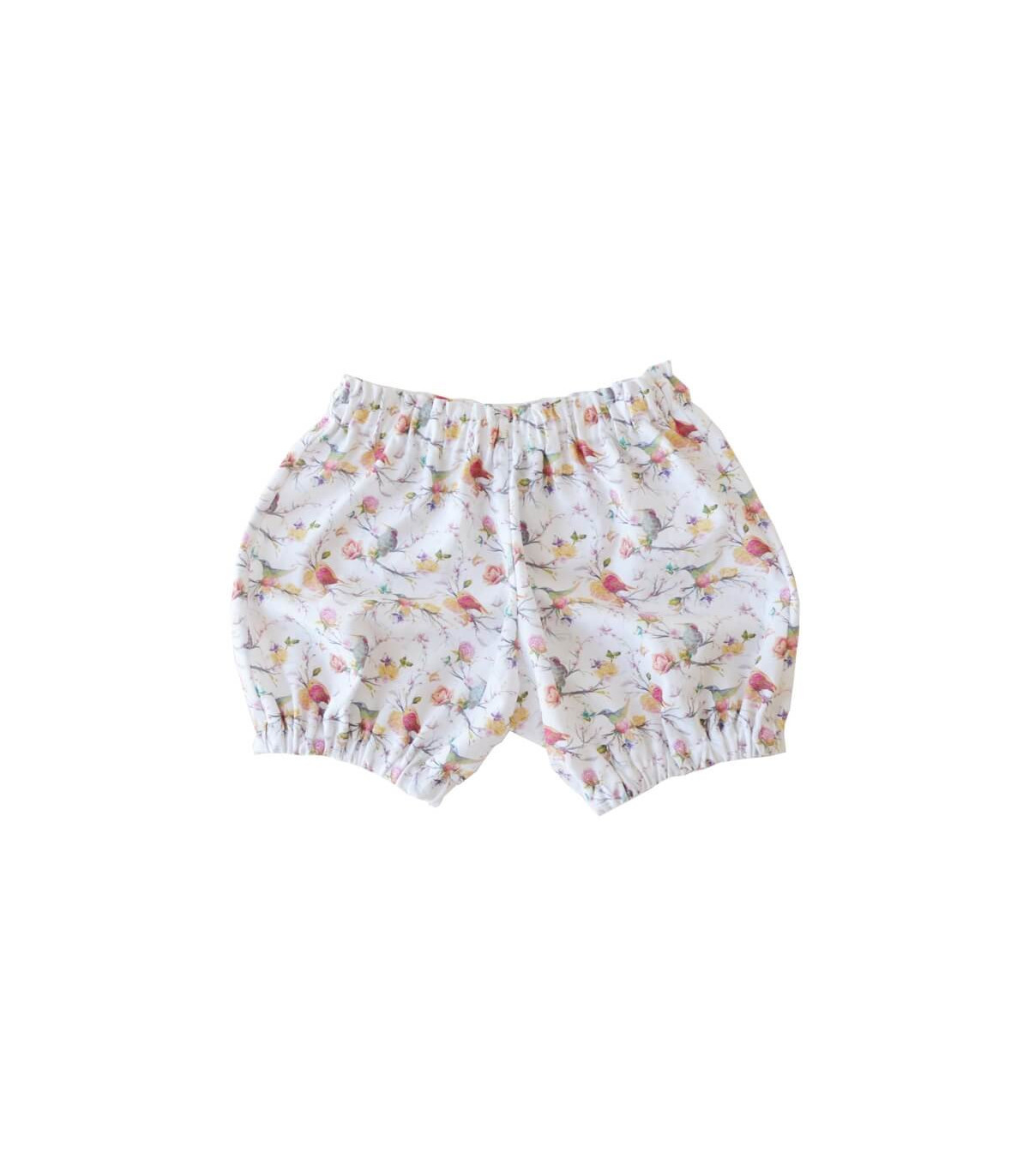 Baby bloomers med fugleprint fra Petitflora