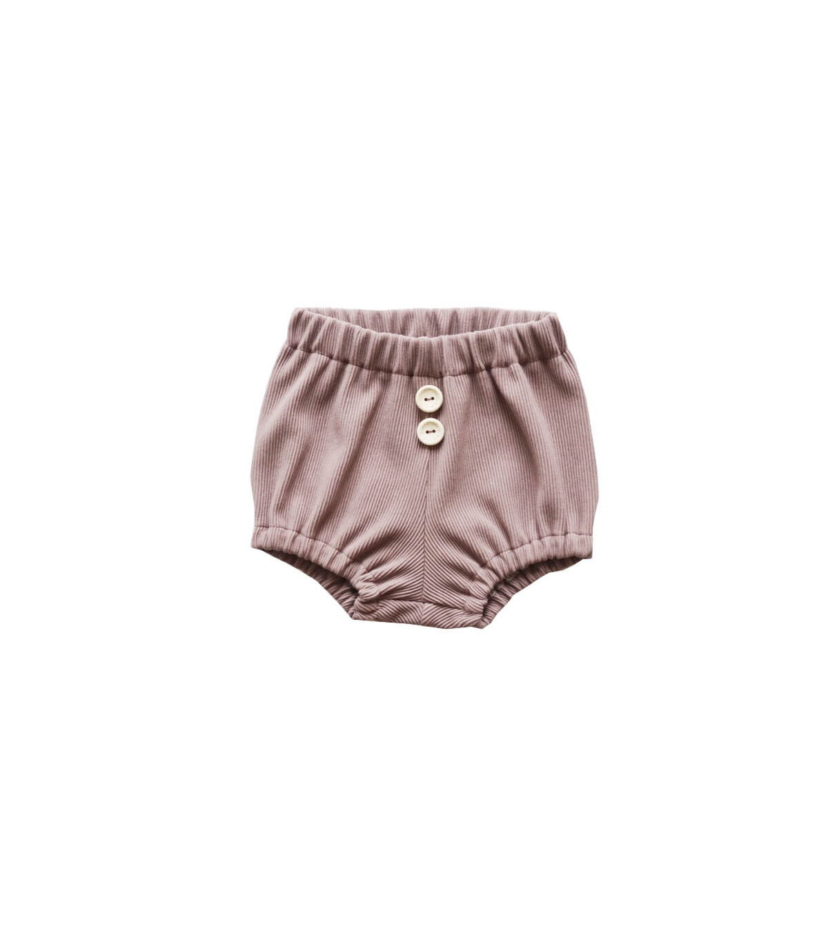 Baby bloomers i lyngfarvet rib fra Petitflora