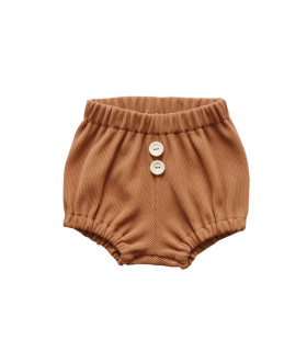 Baby bloomers i cognac rib fra Petitflora