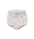 Baby bloomers i offwhite rib fra Petitflora