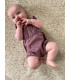 Petitflora - Feodora body med flæse - taupe