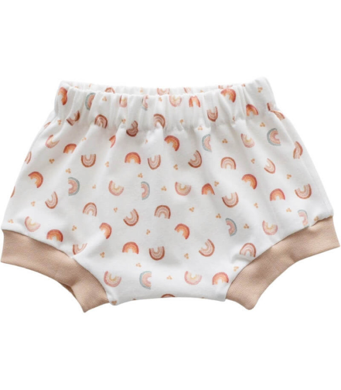 Baby bloomers med regnbueprint fra Petitflora