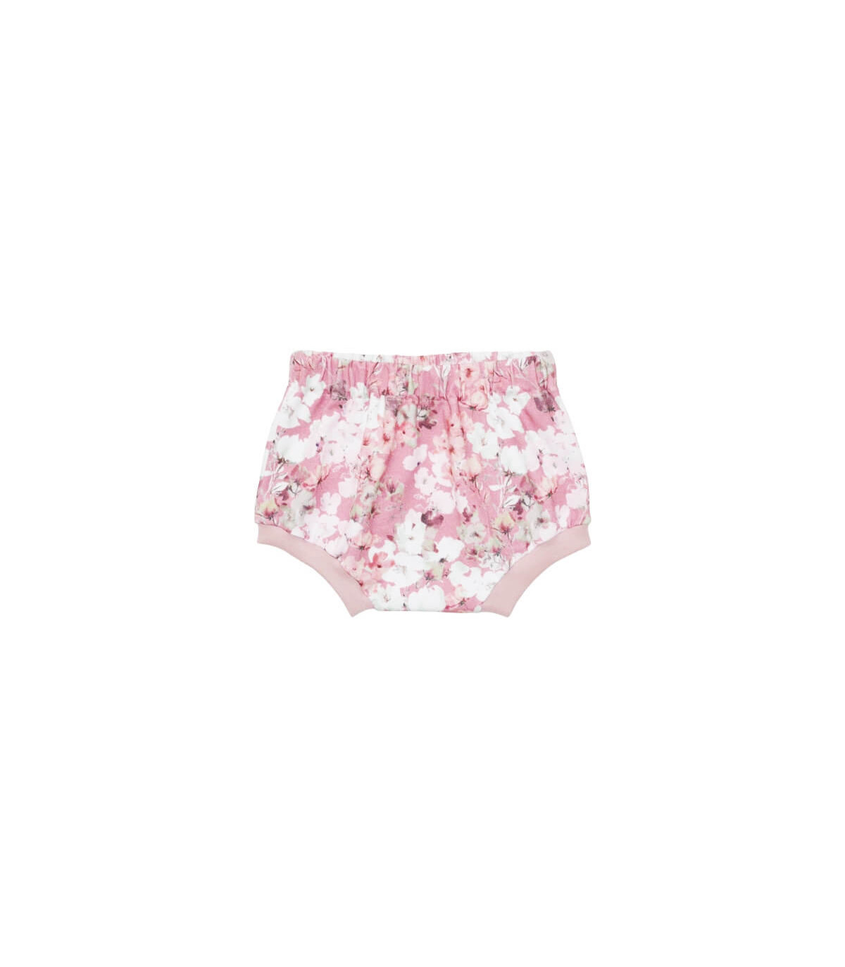 Baby blebukser i rosa med blomsterprint fra Petitflora