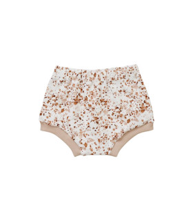 Baby bloomers i creme med splash print fra Petitflora