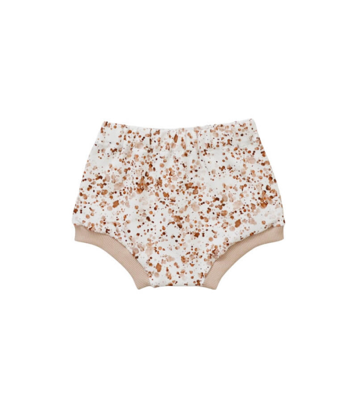 Baby bloomers i creme med splash print fra Petitflora