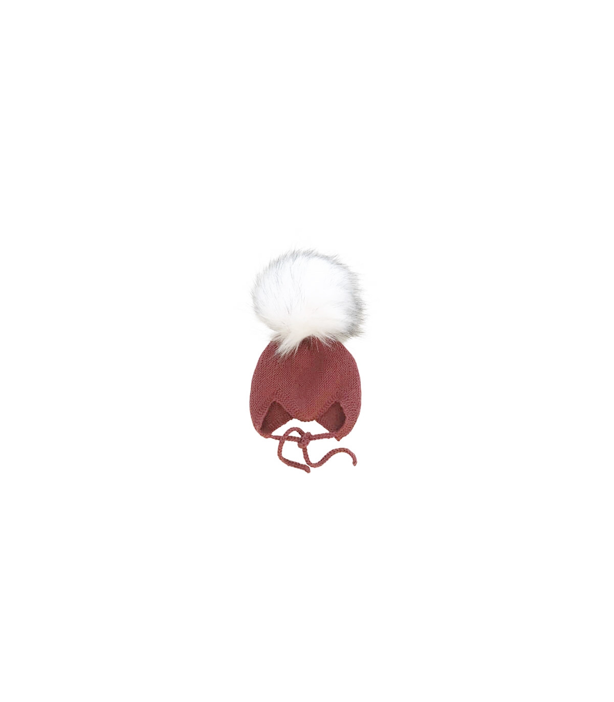 Babyhjelm i merinould fra Petitflora