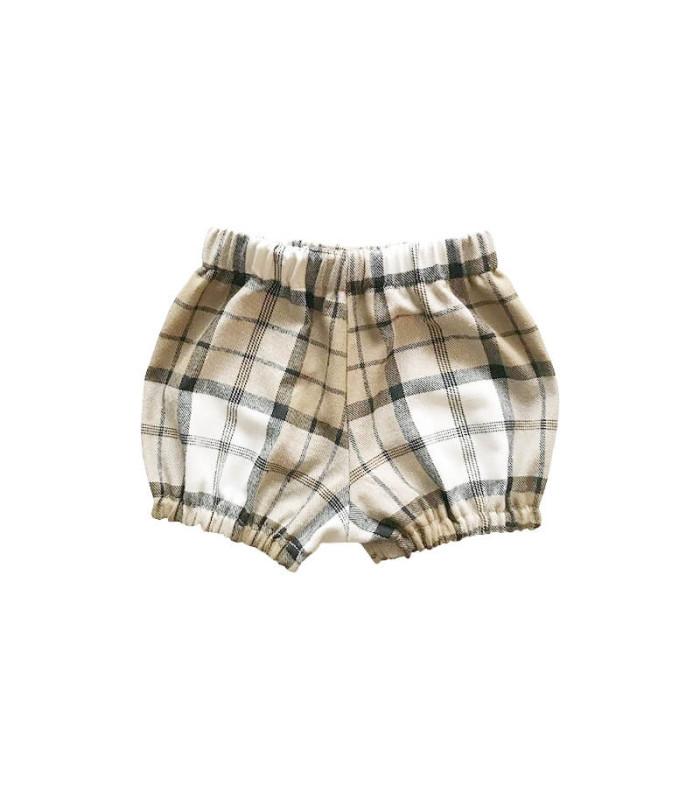 Baby bloomers med tern i jordfarver fra Petitflora