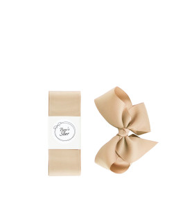 bows-by-stær-dåbsbånd-med-sløjfe-beige