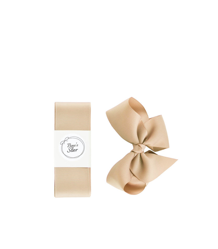 bows-by-stær-dåbsbånd-med-sløjfe-beige