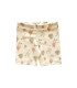 Cykelshorts til børn i blød bomuld med blomsterprint og høj talje