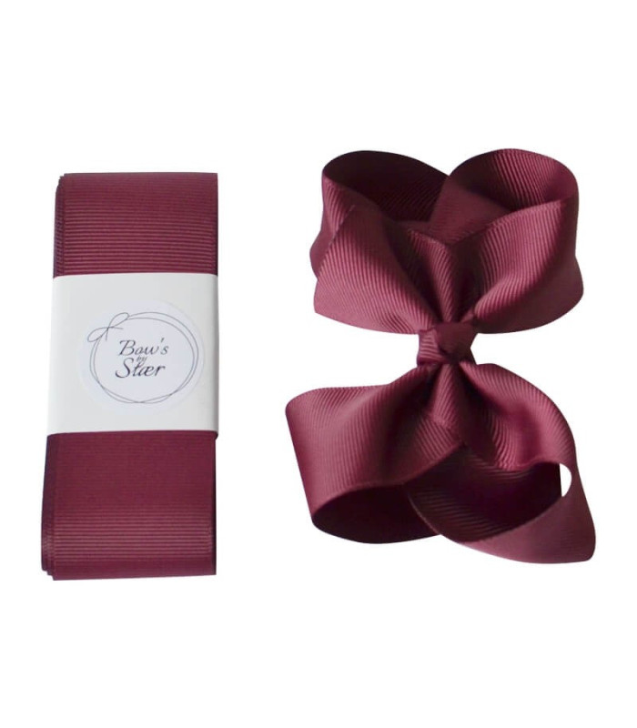 bows-by-stær-dåbsbånd-med-sløjfe-bordeaux
